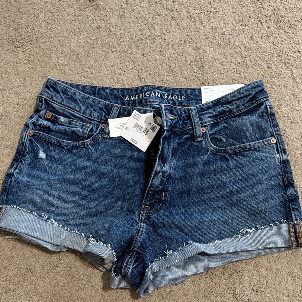 American Eagle Outfitters Dark Blue Jean Shorts